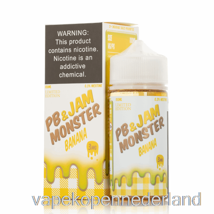 Elektronische Sigaret Vape Banaan - Pb En Jammonster - 100 Ml 3 Mg